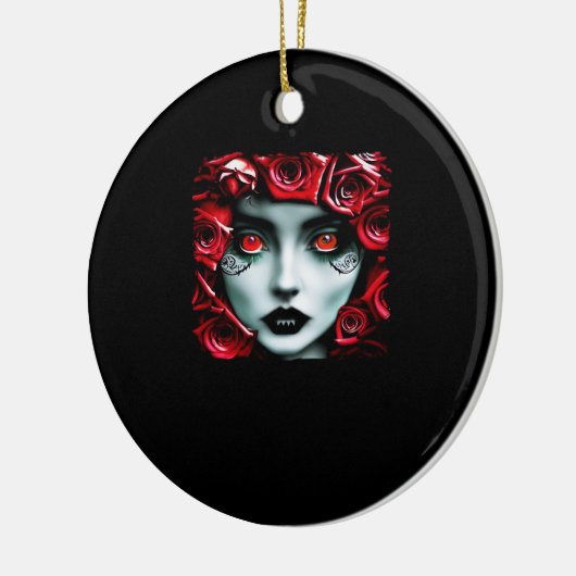 Whimsigoth - Mystieke bossen en maanmagie Keramisch Ornament (Links)