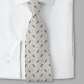 Whimsigoth Necktie – Celestial Raven Pattern Stropdas