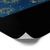 Whimsigoth Night Sky Sun Moon Witchy Classic Desig Poster (Hoek)