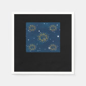Whimsigoth Night Sky Sun Moon Witchy Classic Desig Servet (Voorkant)