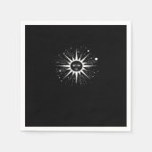 Whimsigoth Night Sky Sun Moon Witchy Classic Hallo Servet (Voorkant)