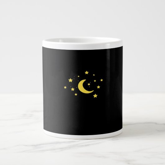 Whimsigoth Night Sky Sun Moon Witchy Grote Koffiekop (Voorkant)