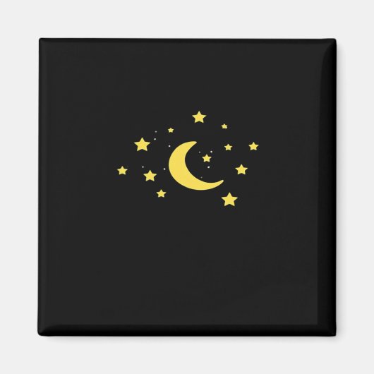 Whimsigoth Night Sky Sun Moon Witchy Magneet (Voorkant)
