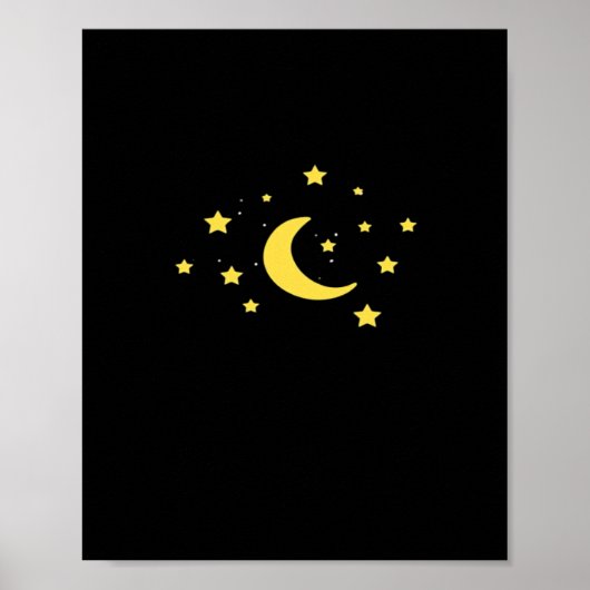 Whimsigoth Night Sky Sun Moon Witchy Poster (Voorkant)