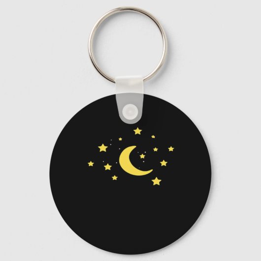 Whimsigoth Night Sky Sun Moon Witchy Sleutelhanger (Voorkant)