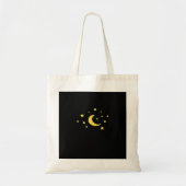 Whimsigoth Night Sky Sun Moon Witchy Tote Bag (Voorkant)