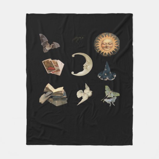 Whimsigoth Pack Fleece Deken (Voorkant)