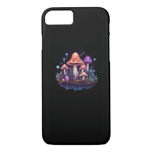 Whimsigoth paddenstoelen en kristallen Case-Mate iPhone case (Achterkant)
