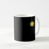 Whimsigoth Pentagram Sun Classic Koffiemok (Voorkant rechts)