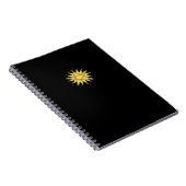 Whimsigoth Pentagram Sun Classic Notitieboek (Rechterzijde)