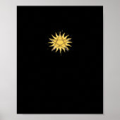 Whimsigoth Pentagram Sun Classic Poster (Voorkant)
