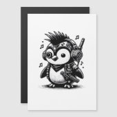 Whimsigoth Punkrock Weirdcore Penguin  kunst (Voorkant / Achterkant)