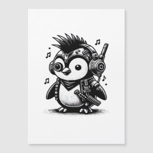 Whimsigoth Punkrock Weirdcore Pinguïn Vintage Kuns