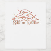 Whimsigoth Reader Moth Design Classic Wijn Etiket (Enkel label)