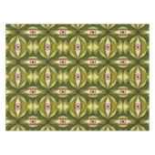 Whimsigoth Roze Oog Groen Botanisch Maximalistisch Tafelkleed (Voorkant (Horizontaal))
