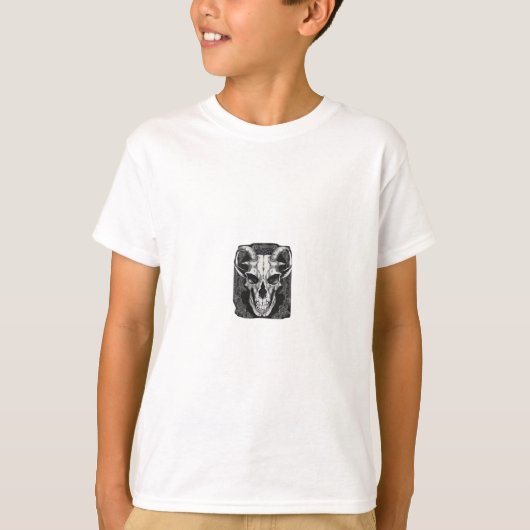 Whimsigoth Schedel Gotisch Esthetisch Ontwerp Klas T-shirt (Voorkant)