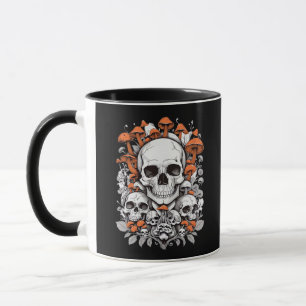 Whimsigoth Skulls & Mushrooms Botanische leeftijd Mok