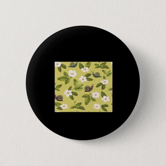 Whimsigoth Snail Classic Ronde Button 5,7 Cm (Voorkant)