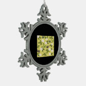 Whimsigoth Snail Classic Tin Sneeuwvlok Ornament (Links)