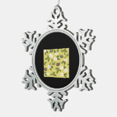 Whimsigoth Snail Classic Tin Sneeuwvlok Ornament (Rechts)