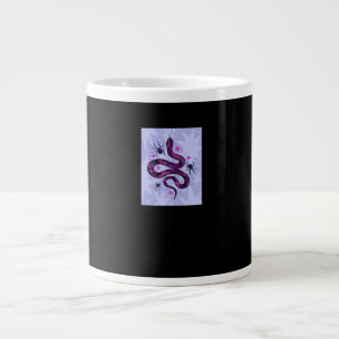 Whimsigoth Snake Spinnen Bloemen Grote Koffiekop