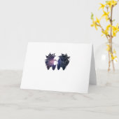 Whimsigoth Sterrennacht Sun Moon Witchy Classic Kaart (Gele Bloem)