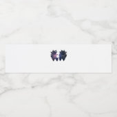 Whimsigoth Sterrennacht Sun Moon Witchy Classic Waterfles Etiket (Enkel label)