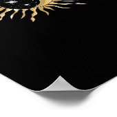 Whimsigoth Sun Moon Space Classic Poster (Hoek)