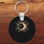 Whimsigoth Sun Moon Space Classic Sleutelhanger (Voorkant)