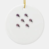 Whimsigoth Sun Moon Witchy Keramisch Ornament (Voorkant)