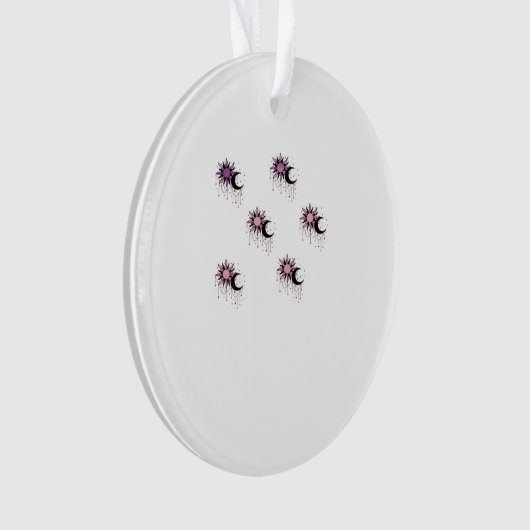 Whimsigoth Sun Moon Witchy Ornament (voorkant)