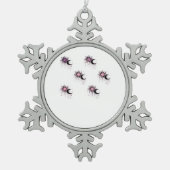 Whimsigoth Sun Moon Witchy Tin Sneeuwvlok Ornament (Voorkant)