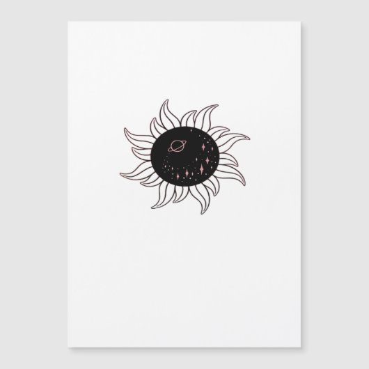 Whimsigoth Sun Space Mountains en zonsondergang (Voorkant)