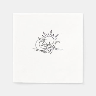 Whimsigoth Sun Zee Witchy Servet