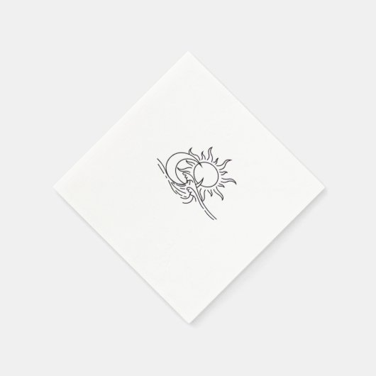 Whimsigoth Sun Zee Witchy Servet (Hoek)