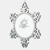 Whimsigoth Sun Zee Witchy Tin Sneeuwvlok Ornament (Rechts)