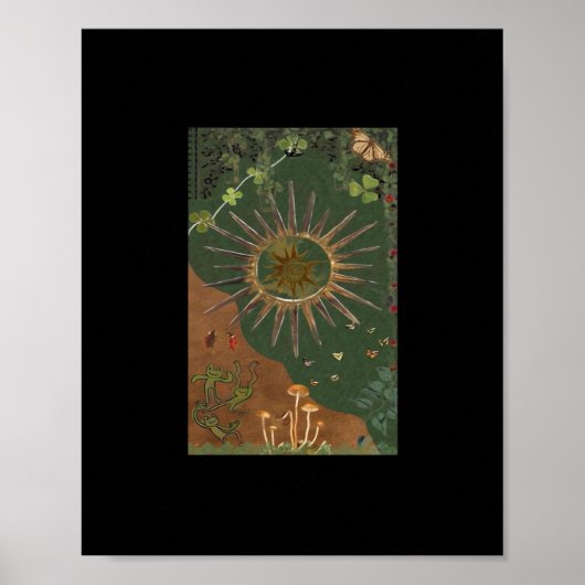 Whimsigoth Swirl-Poster Poster (Voorkant)