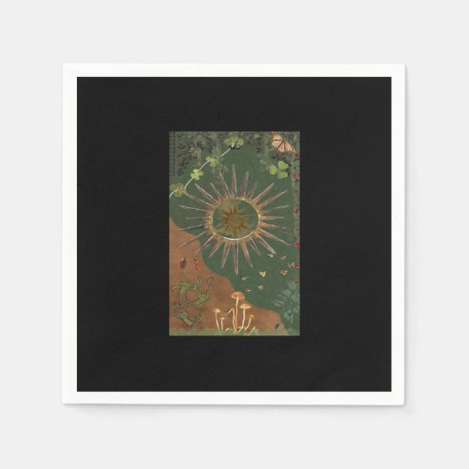 Whimsigoth Swirl-Poster Servet (Voorkant)