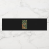 Whimsigoth Swirl Poster Waterfles Etiket (Enkel label)