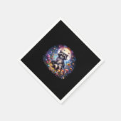 Whimsigoth Wasbeer van Moonlight, Schattigee kleur Servet (Hoek)