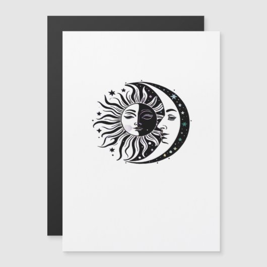 Whimsigoth Waterverf Zon Maan Hekserij Klassieker (Voorkant / Achterkant)