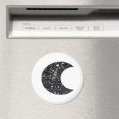 Whimsigoth Witch Moon Wicca Kawaii Gothic Tattoo A Magneet (Insitu (Vaatwasser))