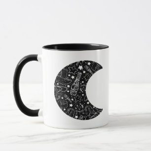 Whimsigoth Witch Moon Wicca Kawaii Gothic Tattoo A Mok