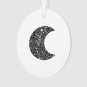 Whimsigoth Witch Moon Wicca Kawaii Gothic Tattoo A Ornament (voorkant)