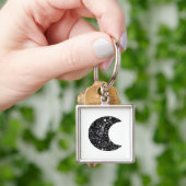 Whimsigoth Witch Moon Wicca Kawaii Gothic Tattoo A Sleutelhanger (Hand)