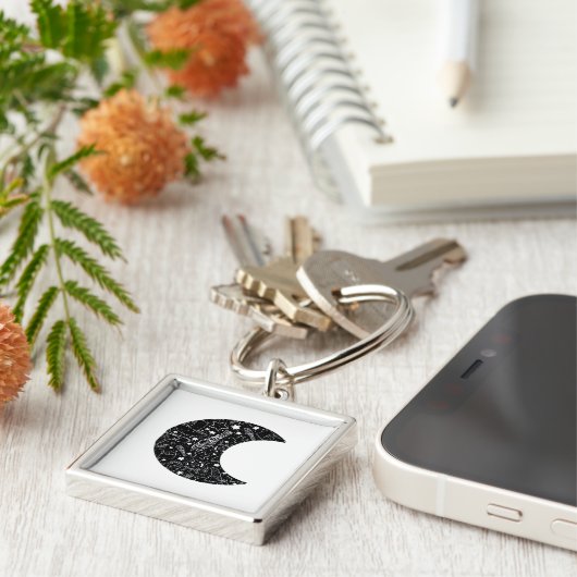 Whimsigoth Witch Moon Wicca Kawaii Gothic Tattoo A Sleutelhanger (Zijkant)