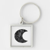 Whimsigoth Witch Moon Wicca Kawaii Gothic Tattoo A Sleutelhanger (Voorkant)