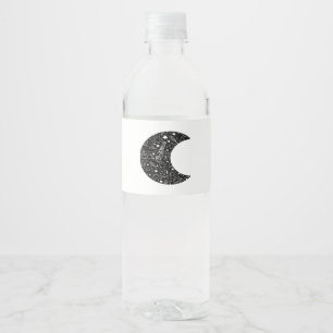 Whimsigoth Witch Moon Wicca Kawaii Gothic Tattoo A Waterfles Etiket