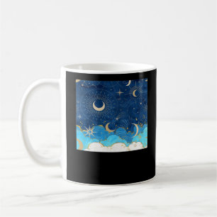 Whimsigoth Wolken Zon Maan Witchy Classic Koffiemok
