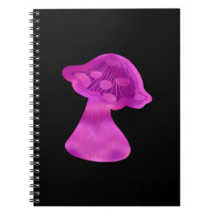 Whimsigoth Zen Pattern Mushroom Notitieboek